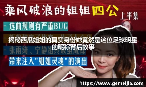揭秘西瓜姐姐的真实身份她竟然是这位足球明星的昵称背后故事